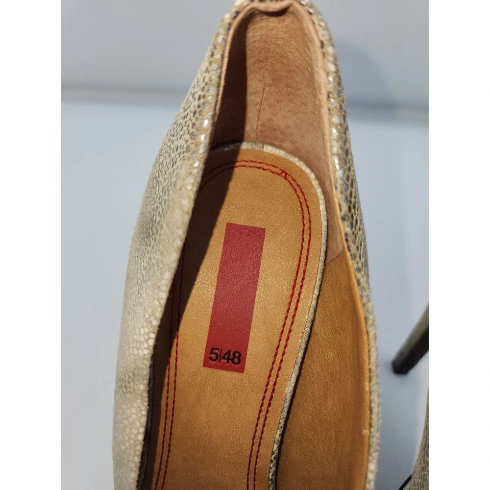 5 48 Womens Lilla Textured Pointed Toe Stiletto Heels‎ Size 37 1/2 US 7.5